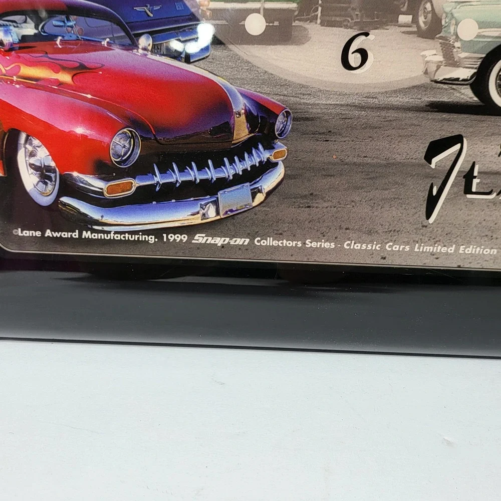 Vintage Snap-on Tools 1999 Classic Cars Limited Edition Wall Clock 23in Garage*